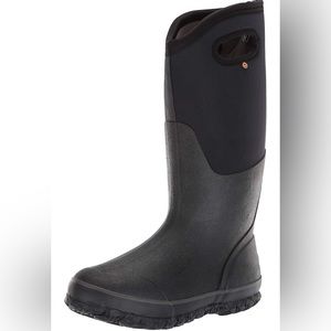 BOGS Women’s Classic High Solid Boot in black size 8